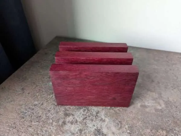 Purpleheart Vertical laptop stand
