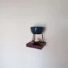 Mini floating screw in shelf - Purpleheart & Oak