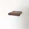 Mini floating screw in shelf - Oak & Black Walnut