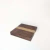 Mini floating screw in shelf - Oak & Black Walnut