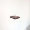 Mini floating screw in shelf - Oak & Black Walnut