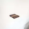 Mini floating screw in shelf - Oak & Black Walnut