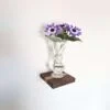 Mini floating screw in shelf - Oak & Black Walnut