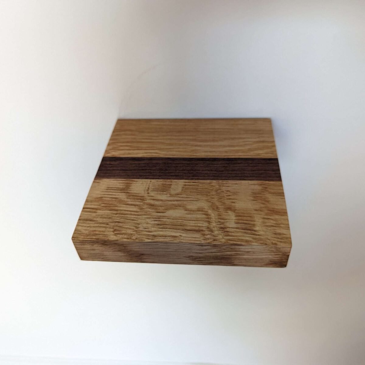 Mini floating screw in shelf - Oak & Black Walnut