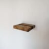Mini floating screw in shelf - Oak & Black Walnut