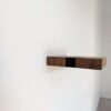 Mini floating screw in shelf - Oak & Black Walnut