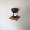 Mini floating screw in shelf - Oak & Black Walnut