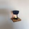Mini floating screw in shelf - Oak & Black Walnut