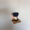 Mini floating screw in shelf - Oak & Black Walnut