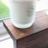 Floating countertop shelf, Windowsill stand, bathroom shelf, plant display shelf, shop display - Solid Black Walnut