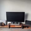 An elegant and stylish solid Black Walnut vinyl storage rack for either 12" LPs or 7" Singles that you'll love to have on display.