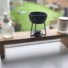 Raised kitchen stand, countertop shelf, crystal altar, windowsill riser, bathroom shelf - Solid Oak