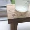 Raised kitchen stand, countertop shelf, crystal altar, windowsill riser, bathroom shelf - Solid Oak