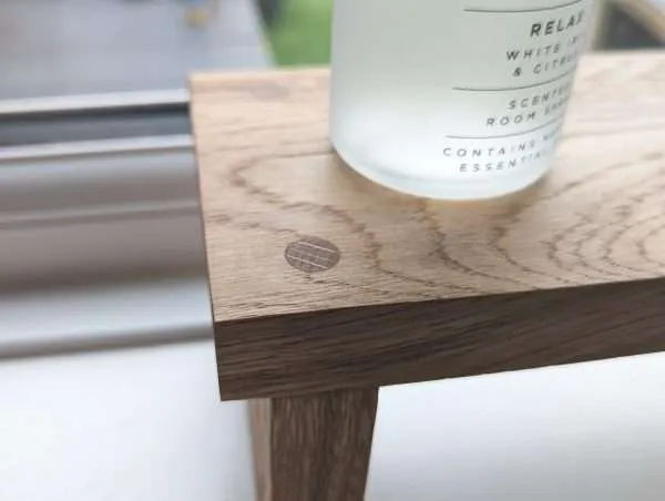 Raised kitchen stand, countertop shelf, crystal altar, windowsill riser, bathroom shelf - Solid Oak