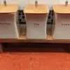Raised kitchen stand, countertop shelf, crystal altar, windowsill riser, bathroom shelf - Solid Oak