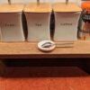 Dining table runner/centerpiece, Countertop shelf riser - Solid Oak