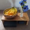 Dining table runner/centerpiece, Countertop shelf riser - Solid Oak