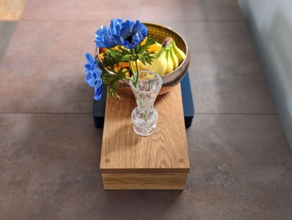 Dining table runner/centerpiece, Countertop shelf riser - Solid Oak