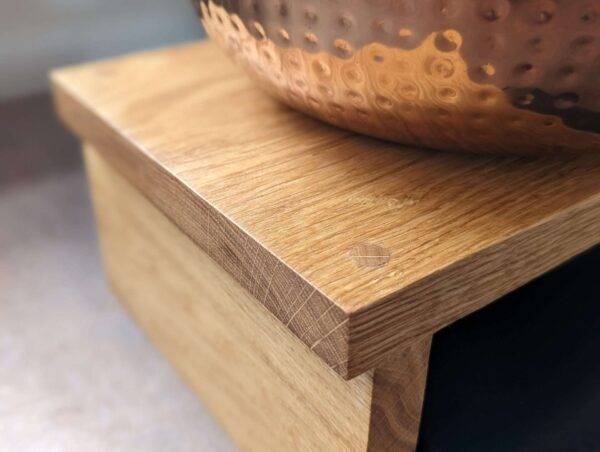 Dining table runner/centerpiece, Countertop shelf riser - Solid Oak