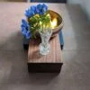 Large raised Dining table runner/centerpiece, Countertop shelf riser - Black Walnut