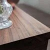 Large raised Dining table runner/centerpiece, Countertop shelf riser - Black Walnut