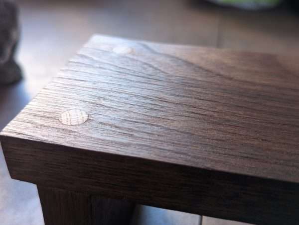 Raised Countertop shelf, kitchen stand, crystal altar, windowsill riser, bathroom shelf - Black Walnut