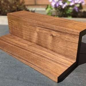 Floating countertop shelf - Black Walnut