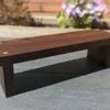 Raised Countertop shelf, kitchen stand, crystal altar, windowsill riser, bathroom shelf - Black Walnut