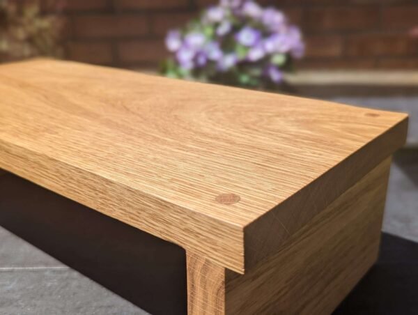 Dining table runner/centerpiece, Countertop shelf riser - Solid Oak
