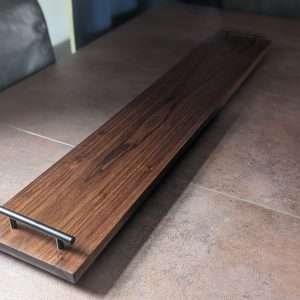 Black Walnut Large Charcuterie Board, Chopping board, Wooden Table Runner, Table Centrepiece, Serving Tray, Grazing Board, Cheeseboard