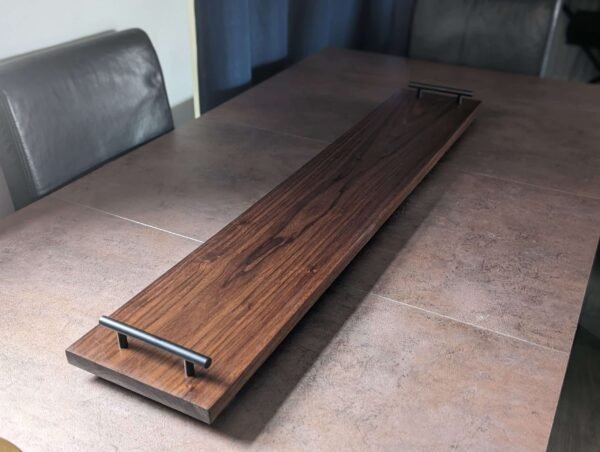 Black Walnut Large Charcuterie Board, Chopping board, Wooden Table Runner, Table Centrepiece, Serving Tray, Grazing Board, Cheeseboard