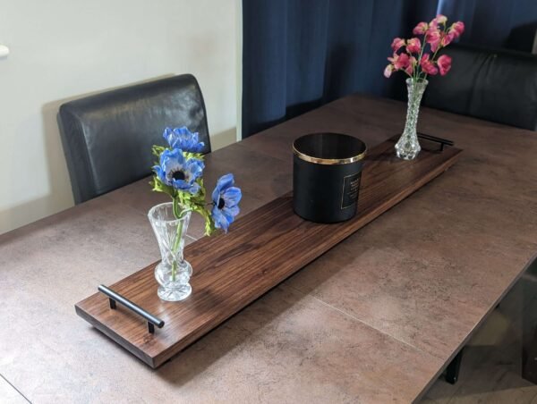 Black Walnut Large Charcuterie Board, Chopping board, Wooden Table Runner, Table Centrepiece, Serving Tray, Grazing Board, Cheeseboard