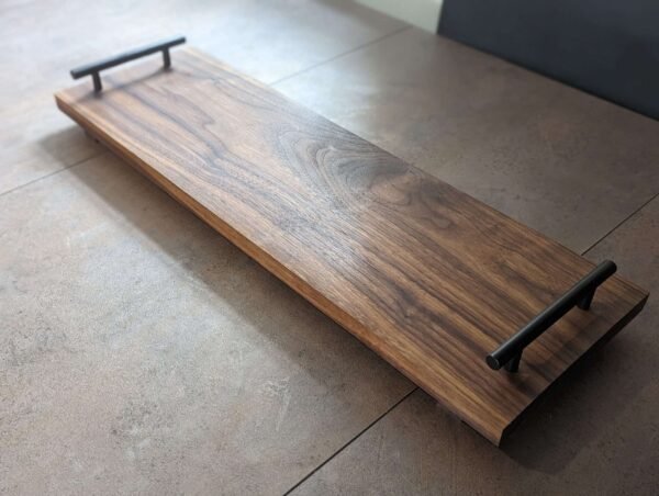 Black Walnut Large Charcuterie Board, Chopping board, Wooden Table Runner, Table Centrepiece, Serving Tray, Grazing Board, Cheeseboard