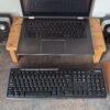 Solid Oak Desk Monitor Riser
