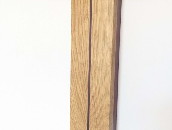 Wall vase, wall pocket plant holder, indoor planter, dried, artificial and faux flower holder - Solid Oak & Purpleheart