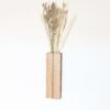 Wall vase, wall pocket plant holder, indoor planter, dried, artificial and faux flower holder - Solid Oak & Purpleheart
