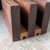 Black Walnut Vertical laptop stand