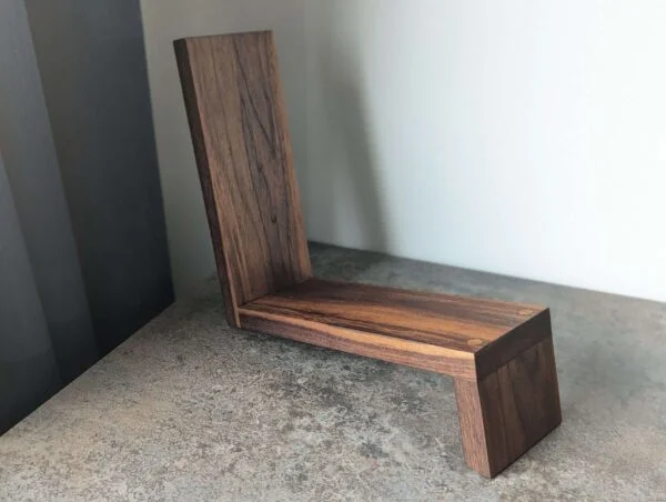 Tabletop Book Storage, Book Stand, Book Rack, Magazine Rack, Bookcase - Black Walnut