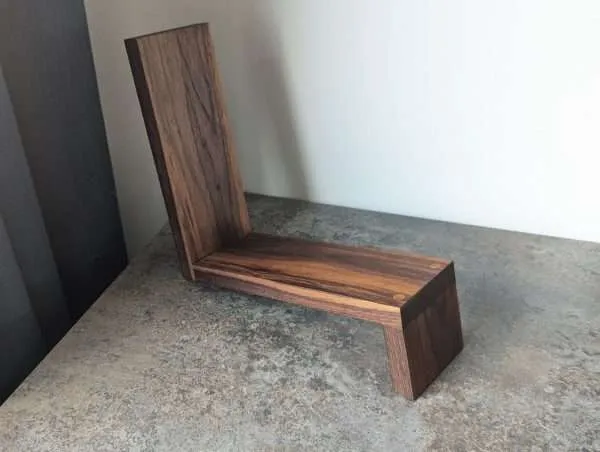 Tabletop Book Storage, Book Stand, Book Rack, Magazine Rack, Bookcase - Black Walnut