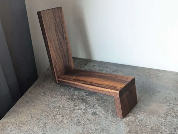 Tabletop Book Storage, Book Stand, Book Rack, Magazine Rack, Bookcase - Black Walnut