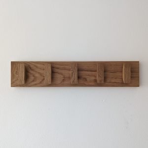 Solid Oak Wall Mounted Coat Hooks