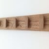 Solid Oak Coat Hooks, Wooden Coat Rack, Scandi Coat Pegs