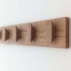Solid Oak Coat Hooks, Wooden Coat Rack, Scandi Coat Pegs