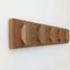 Solid Oak Coat Hooks, Wooden Coat Rack, Scandi Coat Pegs