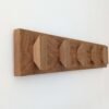 Solid Oak Coat Hooks, Wooden Coat Rack, Scandi Coat Pegs