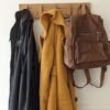 Solid Oak Coat Hooks, Wooden Coat Rack, Scandi Coat Pegs