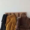 Solid Oak and Black Walnut Coat Rack, Wooden Coat Hooks, Scandi Coat Pegs