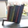 Tabletop Book Storage, Book Stand, Book Rack, Magazine Rack, Bookcase - Black Walnut