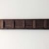Solid Black Walnut Scandi Coat Rack, Wooden Coat Hooks, Coat Pegs