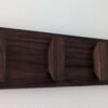 Solid Black Walnut Scandi Coat Rack, Wooden Coat Hooks, Coat Pegs